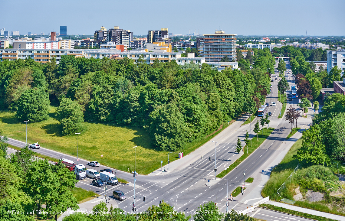 02.06.2023 - aktuelle Fotos von der Baustelle Alexisquartier in Neuperlach in München